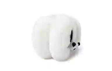 白卷 保暖卡通发光小熊 毛绒 耳罩 男女同款情侣款