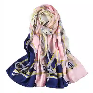 上海故事 青春素绉缎花漾郁金 桑蚕丝 丝巾 女款 礼盒装