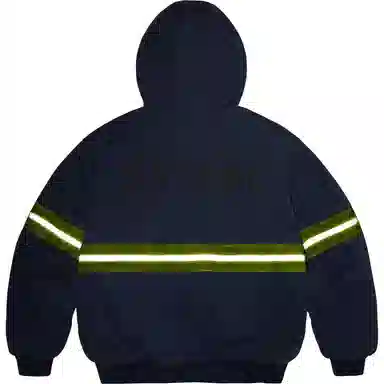 Supreme Reflective Stripe Hooded Work Jacket