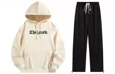 A.X.S.K Vintage Cross Rose Hoodie Set