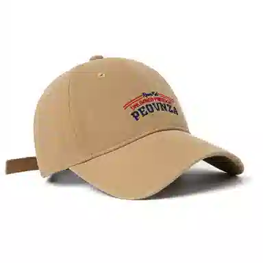 白卷 软顶休闲时尚宽檐户外遮阳帽复古刺绣水洗 棉 棒球帽 男女同款情侣款