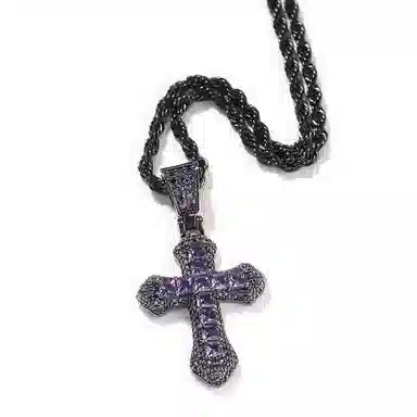 KING OF BLING Cross Pendant
