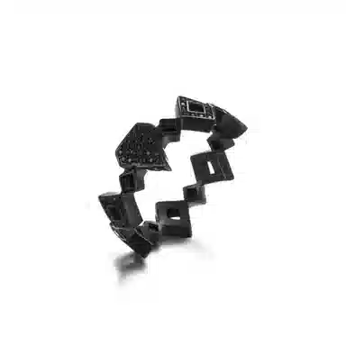 ICEMOBINC BLVCK Zircon Diamond Ring