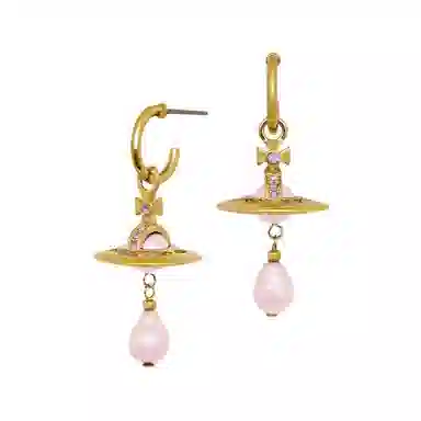 Vivienne Westwood Saturn Pearl Earrings