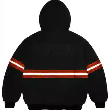 Supreme Reflective Stripe Hooded Work Jacket