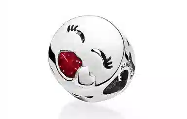 Pandora Kiss Charm Red
