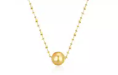 佐卡伊 一见倾心单颗吊坠 海水珍珠 项链