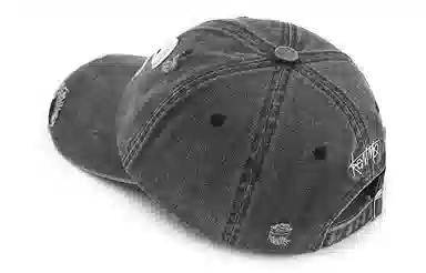 肯默 犹豫表情嘻哈潮流 棉 鸭舌帽 男女同款情侣款