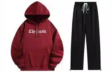 A.X.S.K Vintage Cross Rose Hoodie Set