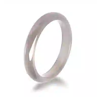 翡翠王朝 国潮新中式古风汉服旗袍 烟灰玉髓 玉石手镯 女款 玉髓