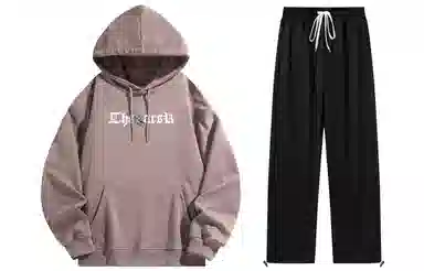 A.X.S.K Vintage Cross Rose Hoodie Set