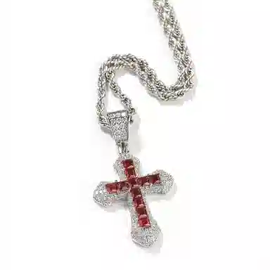 KING OF BLING Cross Pendant