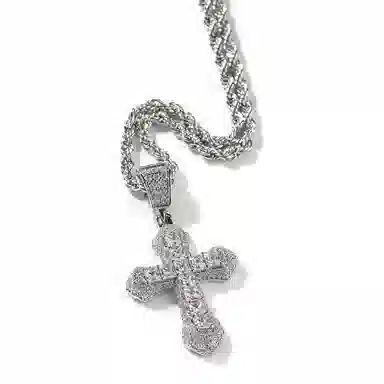 KING OF BLING Cross Pendant