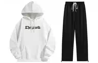 A.X.S.K Vintage Cross Rose Hoodie Set