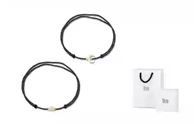 饰伴 月下流星系列 星月交辉  精致复古手链男女一对情侣同款 可调节闺蜜精美礼盒 手链 女款