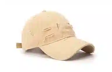 白卷 软顶街头复古薄款破洞嘻哈遮阳 鸭舌帽 男女同款情侣款