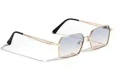 肯默 复古六边形 防紫外线墨镜 全边框遮阳 黄铜 方形 太阳眼镜 男女同款情侣款