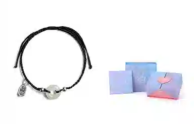 饰伴 转运平安扣国风复古平安扣小众设计手编绳如意手绳 琉璃 手链 男女同款情侣款