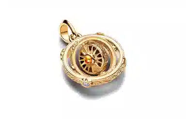 Pandora Game of Thrones Rotating Star Disc Charm Gold