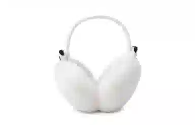 白卷 保暖卡通发光小熊 毛绒 耳罩 男女同款情侣款