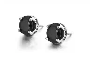 IDEAGEMER 925 Silver Stud Earring