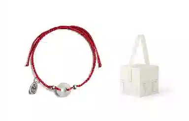 饰伴 转运平安扣国风复古平安扣小众设计手编绳如意手绳 琉璃 手链 男女同款情侣款