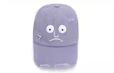 肯默 犹豫表情嘻哈潮流 棉 鸭舌帽 男女同款情侣款