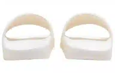 Ferragamo Gancini Open-Toe Slides White