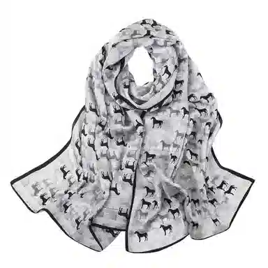 上海故事 青春素绉缎花漾郁金 桑蚕丝 丝巾 女款 礼盒装