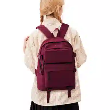 Jeanswest Nylon Backpack Red