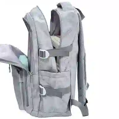 维多利亚旅行者 小熊印花大容量初高中大学生旅行通勤 尼龙 双肩包 常规 男女同款情侣款 印花