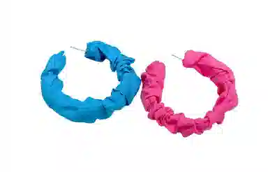 夏日限定 若觅 快乐色彩 针织 耳钉 女款