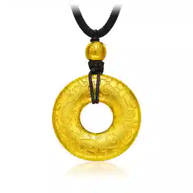 周大福 经典传承系列环龙福 足金 按克计价 黄金项链 男女同款情侣款