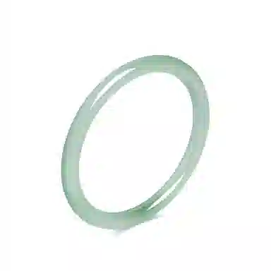 中兆珠宝 冰翠油青 新中式复古民族风精致百搭温柔透亮小众设计汉服旗袍闭口 玉髓 手镯 女款