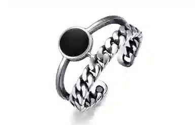 L’Estate Felice LF Black Eye Ring S925 Silver