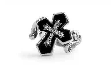 Ruibeila Gothic Cross Ring