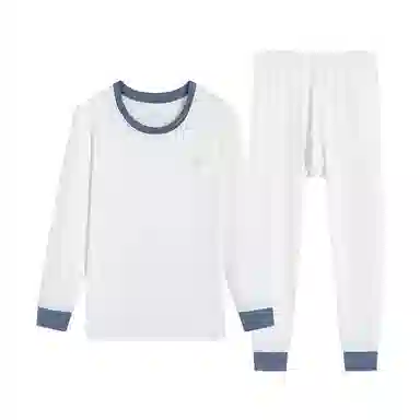 贴身领域 抗菌时尚纯棉印花亲肤透气可外穿长袖长裤秋衣秋裤打底内衣保暖套装 男款