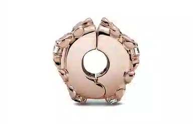 Pandora Daisy Clip Charm Rose Gold