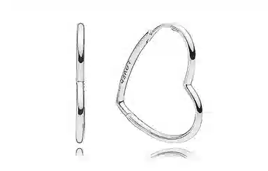 Pandora Playful Heart 925 Silver Earrings