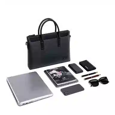 HLA Business Leather Briefcase