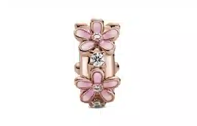 Pandora Daisy Clip Charm Rose Gold