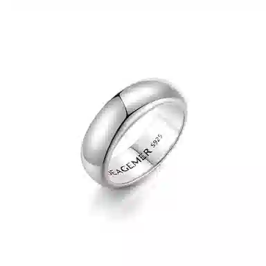 IDEAGEMER Silver Ring