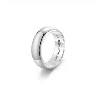 IDEAGEMER Silver Ring