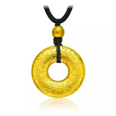 周大福 经典传承系列环龙福 足金 按克计价 黄金项链 男女同款情侣款