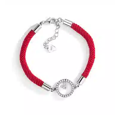 饰伴 山盟海誓 简约几何小众设计高级感个性编织绳 铜合金 手链 男女同款情侣款