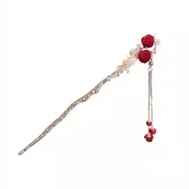 彤彤兔 玫瑰古风国风 发簪 女款