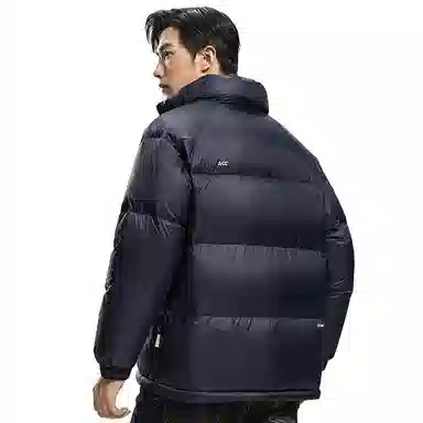 鸭鸭 暖绒系列 青少年基础百搭短款立领户外加厚保暖羽绒服 男款