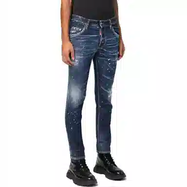 DSQUARED2 FW22 Straight Jeans Blue
