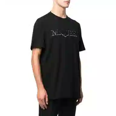 Alexander McQueen FW22 Logo T-Shirt Black