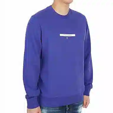 Stone Island SS21 Blue Crewneck Sweatshirt